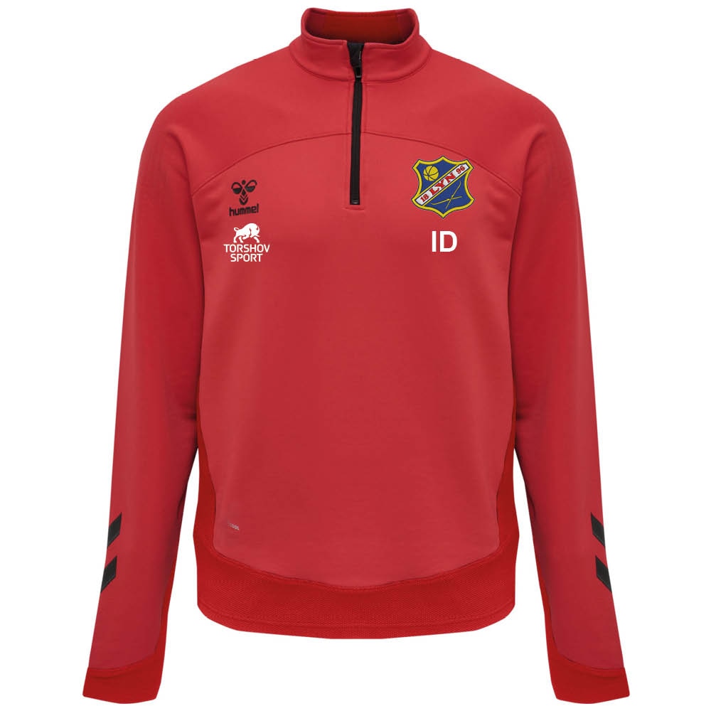 Hummel Lyn Fotball 1/2 Zip Genser Rød 