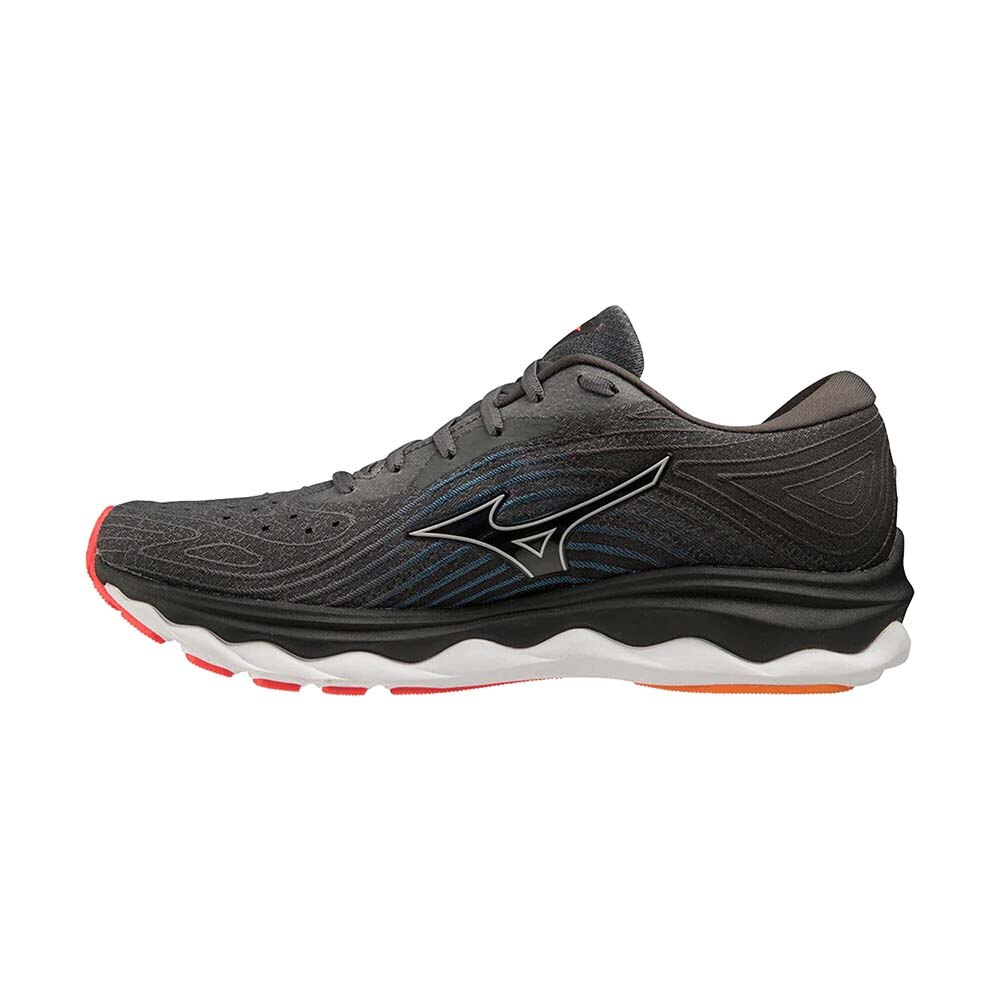 Mizuno Wave Sky 6 Joggesko Herre Grå/Oransje 