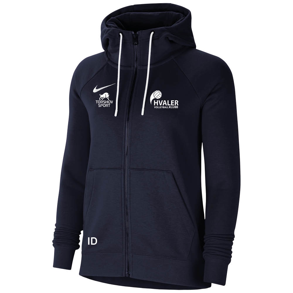 Nike Hvaler Volleyballklubb Full-Zip Hettegenser Dame Marine