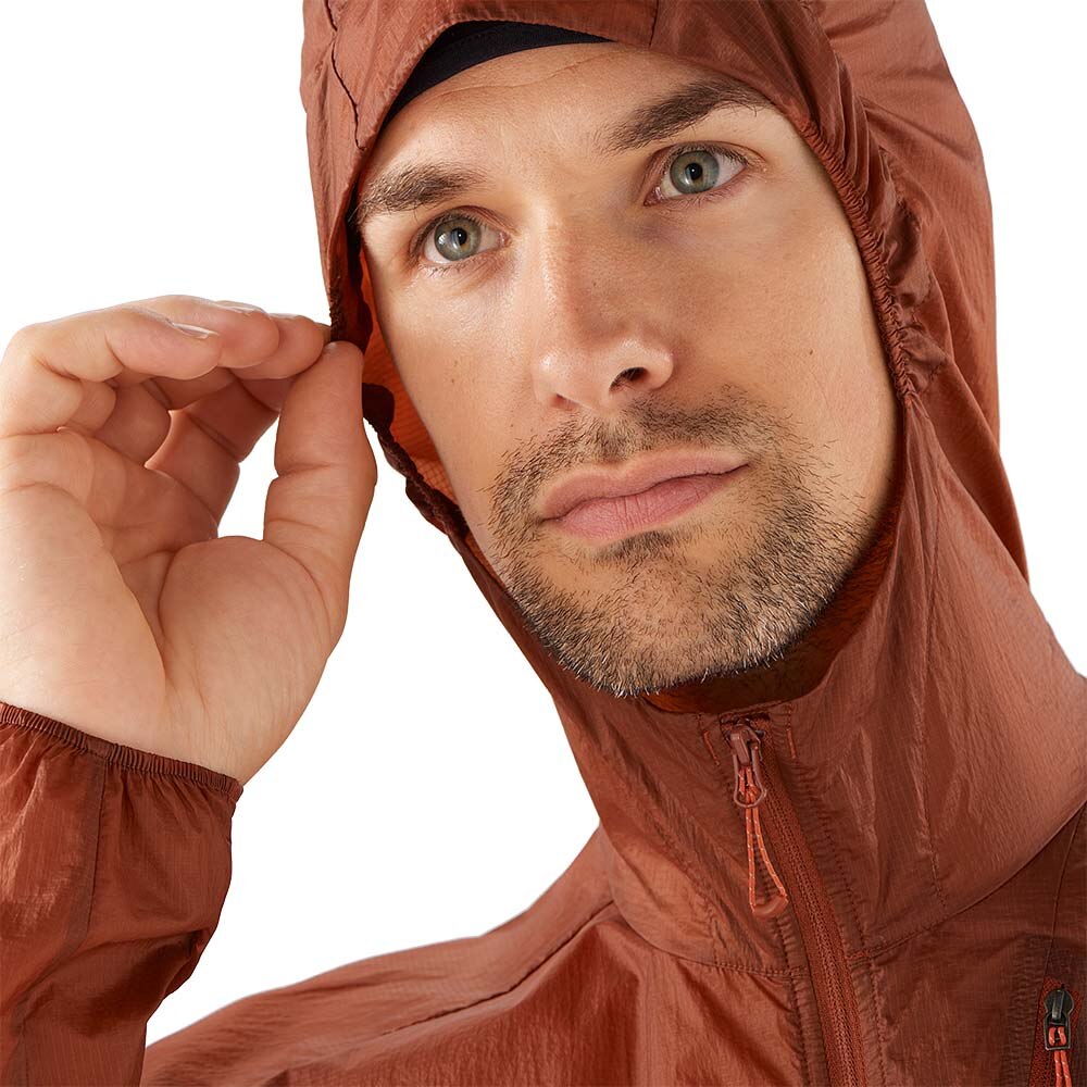 Salomon Bonatti Aero Hoodie Unisex Brun/Rød