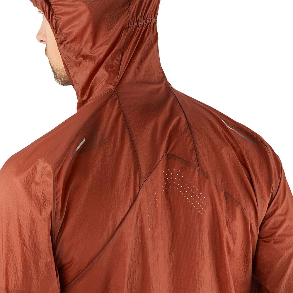 Salomon Bonatti Aero Hoodie Unisex Brun/Rød