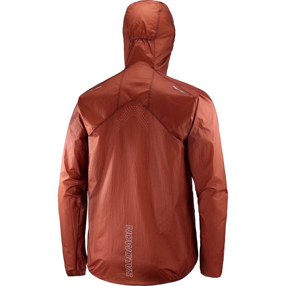 Salomon Bonatti Aero Hoodie Unisex Brun/Rød