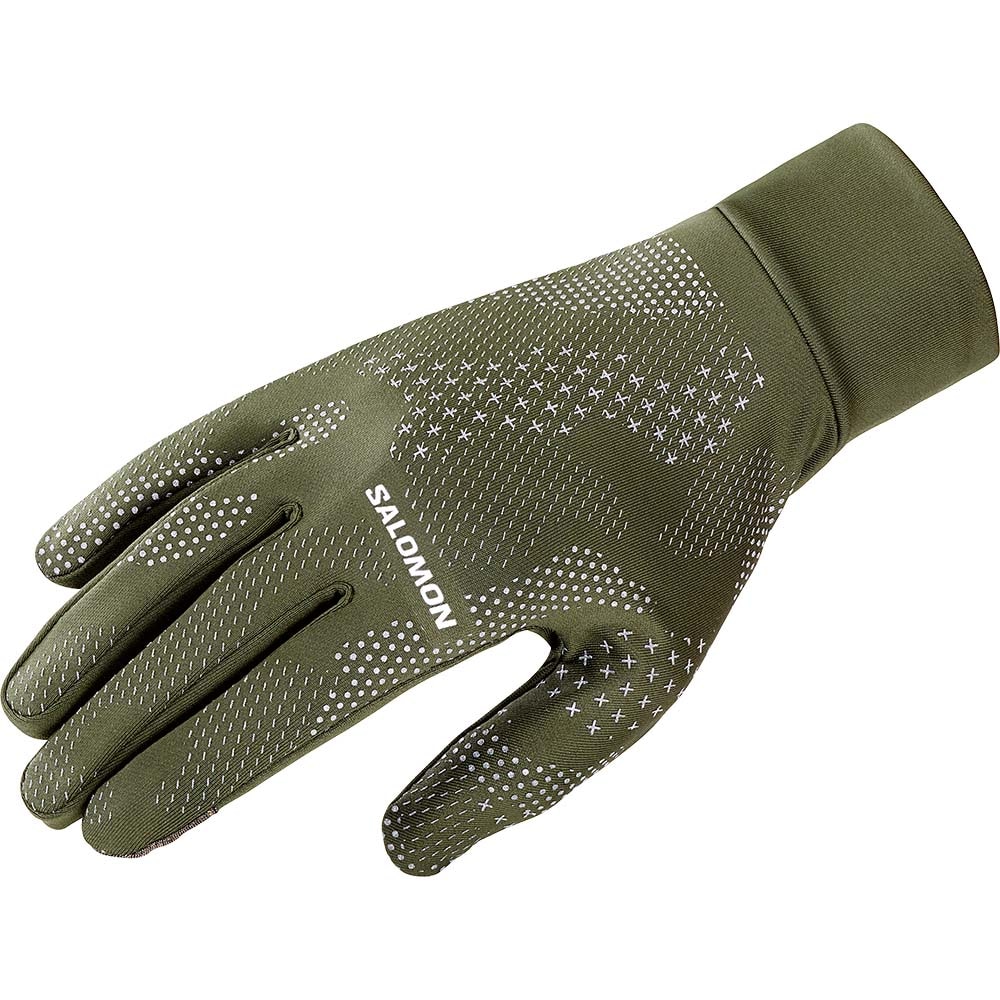 Salomon Cross Warm Glove Grønn 