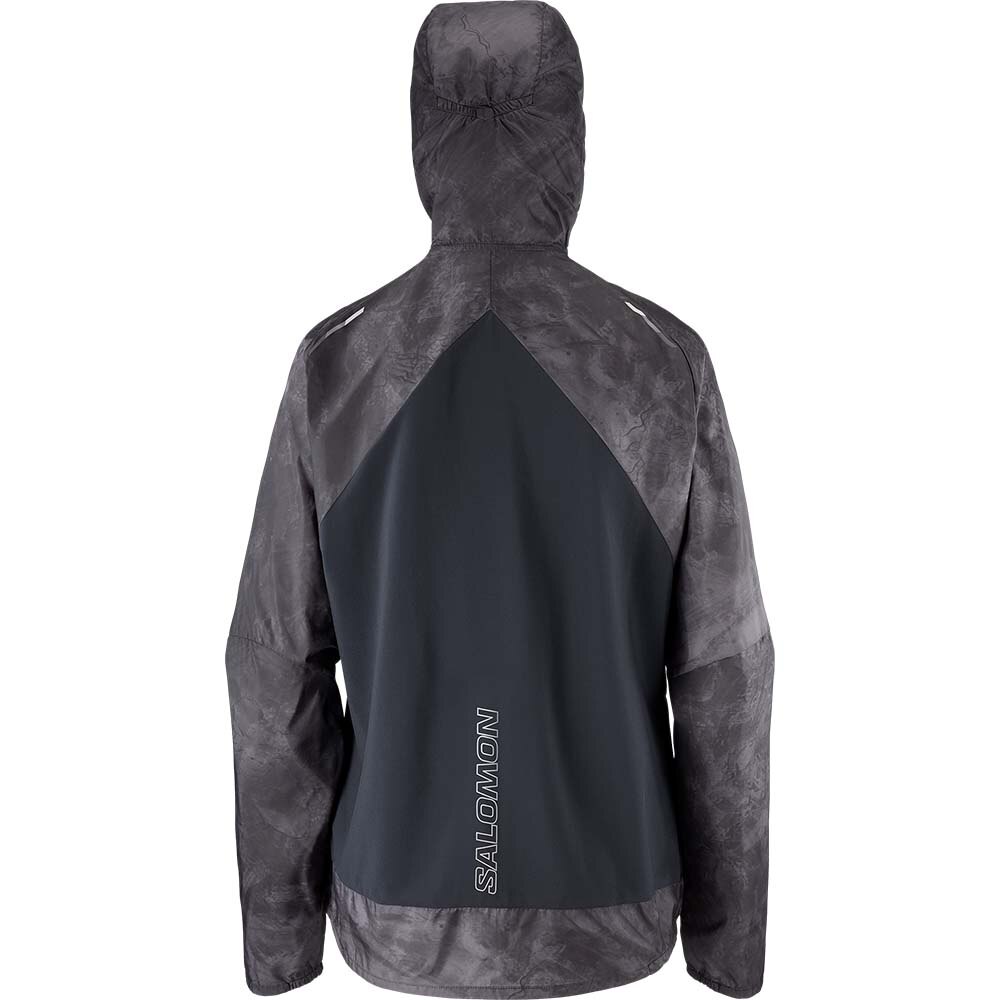 Salomon Bonatti Cross Fz Hoodie Løpejakke Dame Sort 