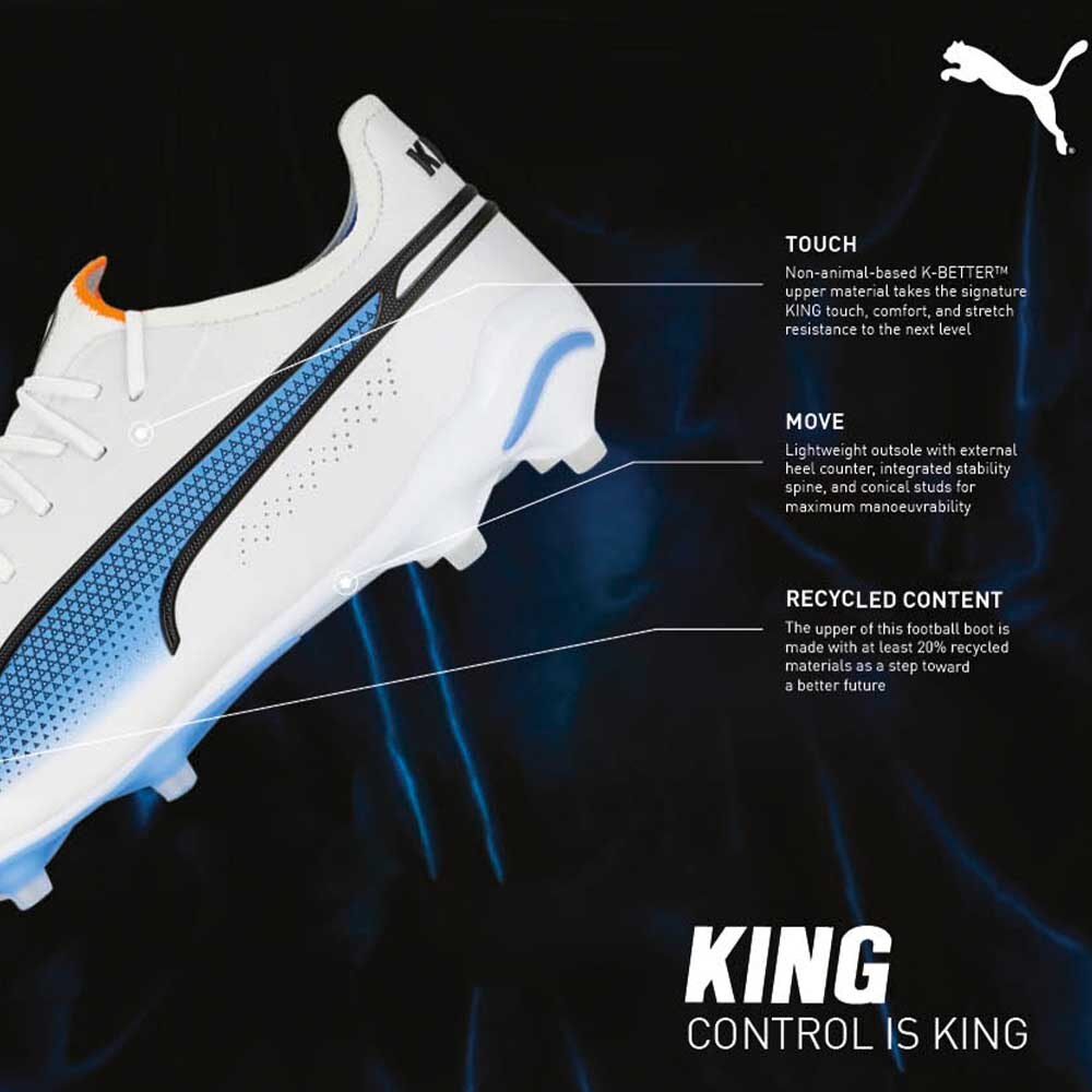 Puma King Ultimate FG/AG Fotballsko Supercharge Pack