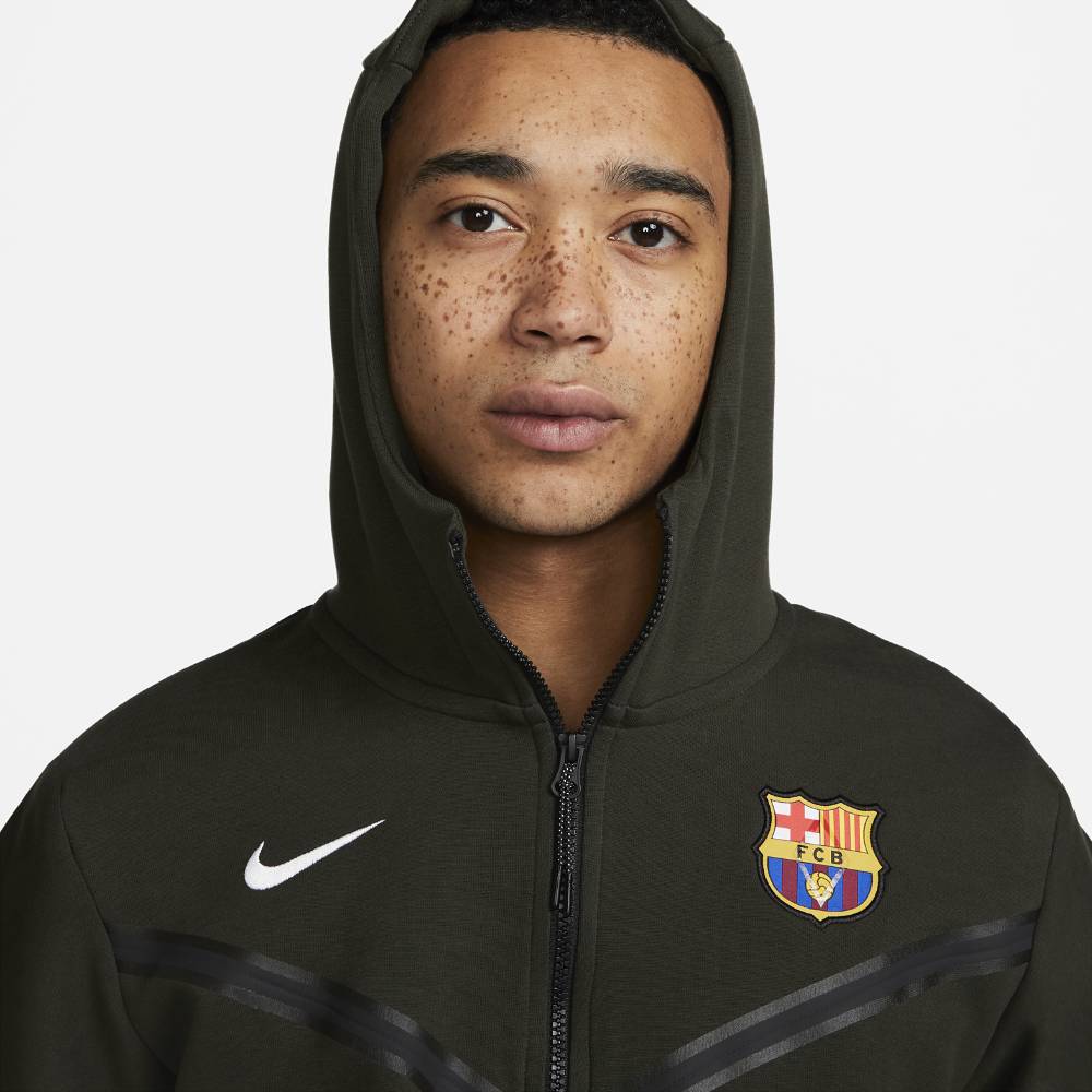 Nike FC Barcelona Tech Fleece Fritidsgenser Grønn