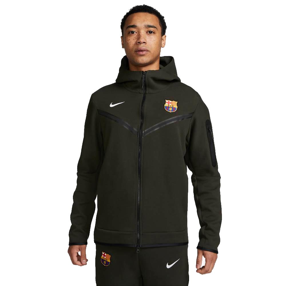 Nike FC Barcelona Tech Fleece Fritidsgenser Grønn