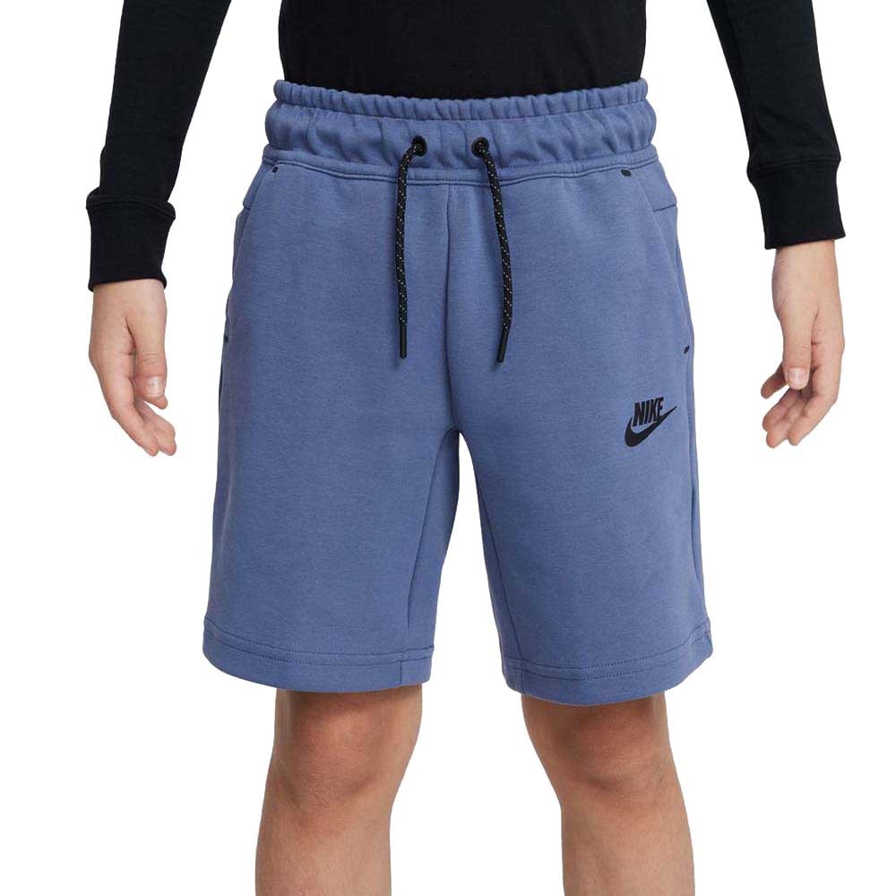 Nike Sportswear Tech Fleece Shorts Barn Blå