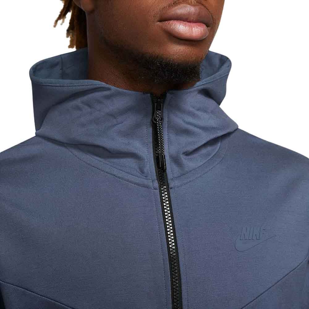 Nike NSW Tech Fleece Lightweight FullZip Hettegenser Blå