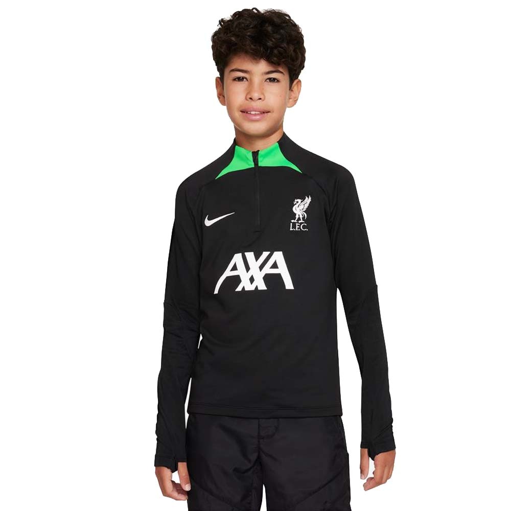 Nike Liverpool FC Dry Strike Treningsgenser 23/24 Barn Borte Sort