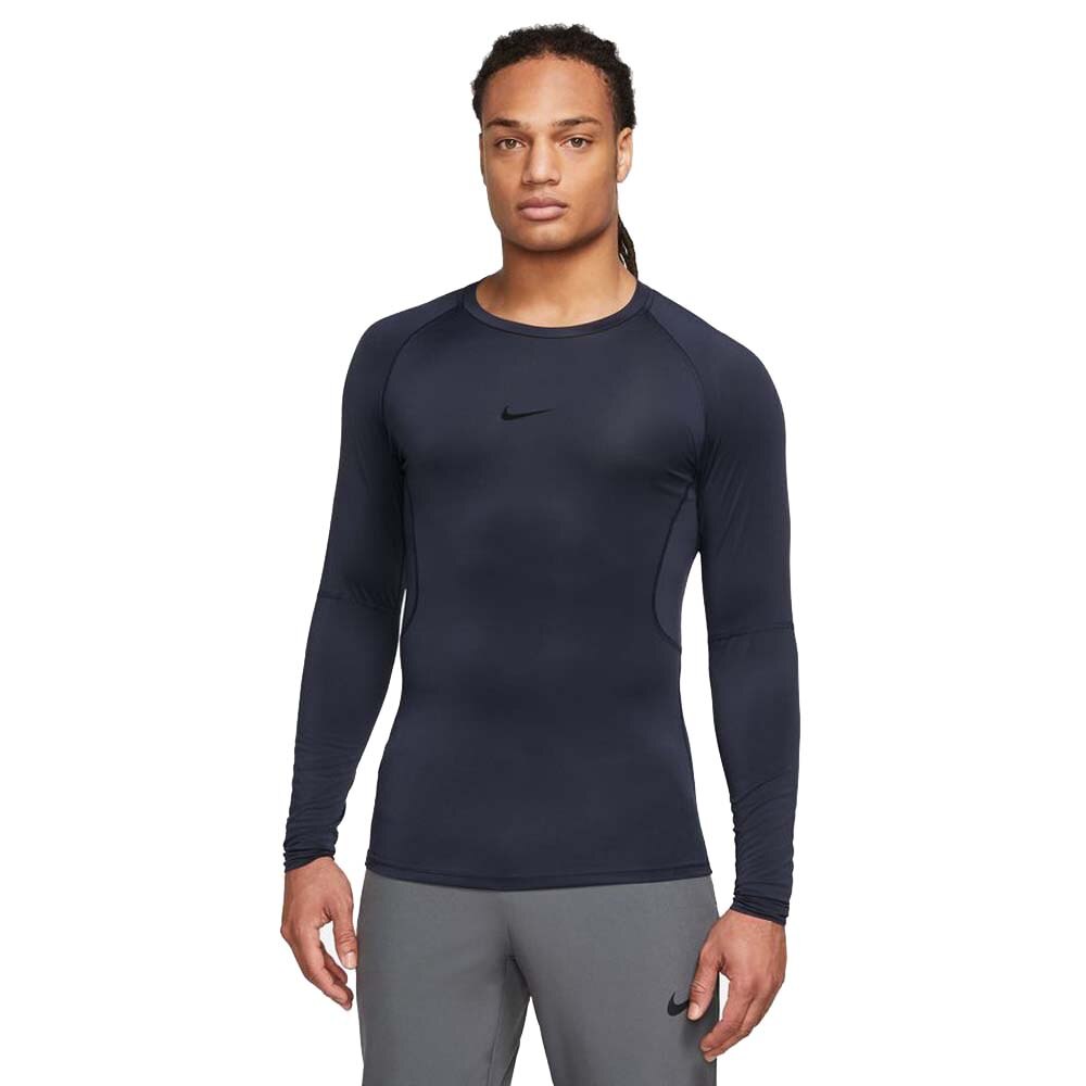 Nike Pro Dri-Fit Langermet Baselayer Overdel Marine