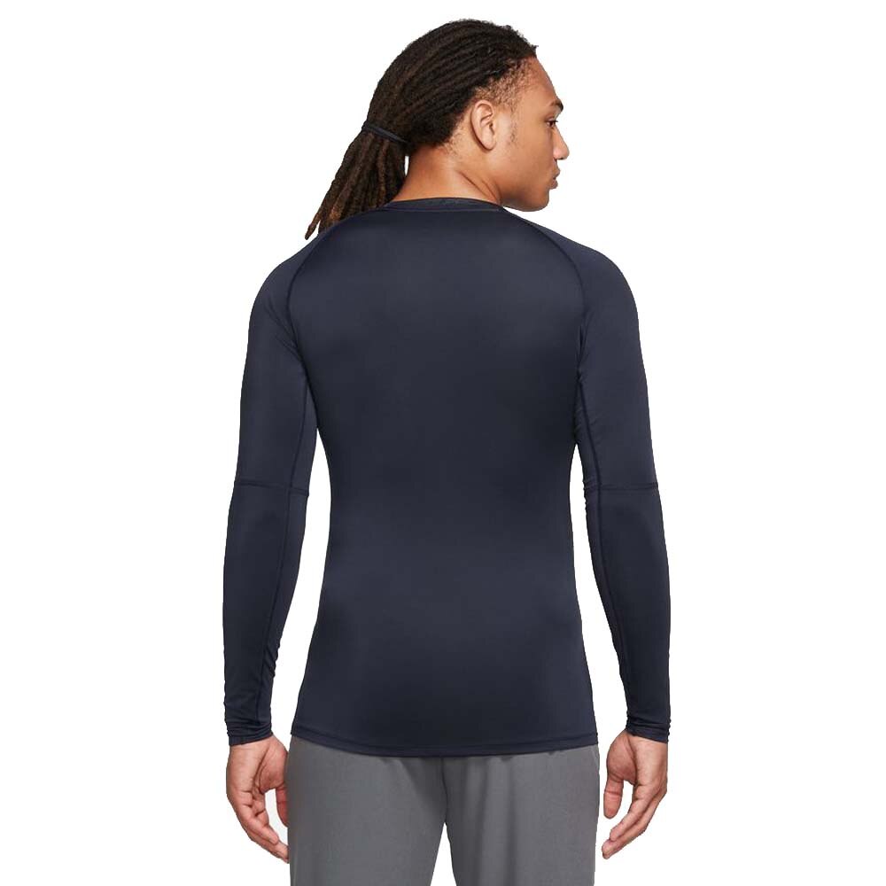 Nike Pro Dri-Fit Langermet Baselayer Overdel Marine