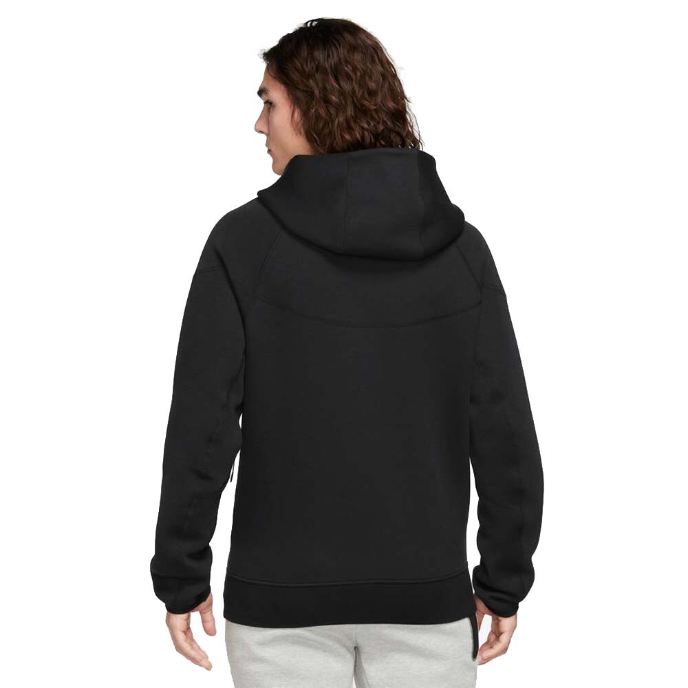 Nike NSW Tech Fleece FullZip Hettegenser Sort