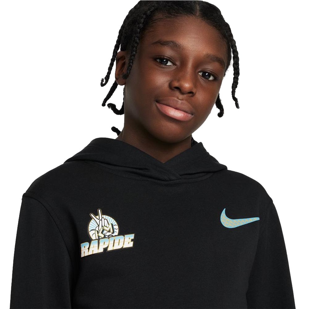 Nike NSW Fleece Hettegenser Barn Mbappé