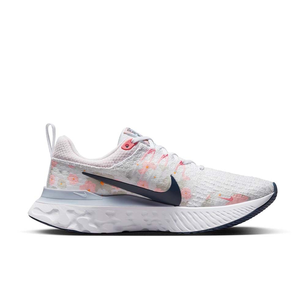 Nike React Infinity Run Flyknit 3 PRM Joggesko Dame Hvit/Rosa