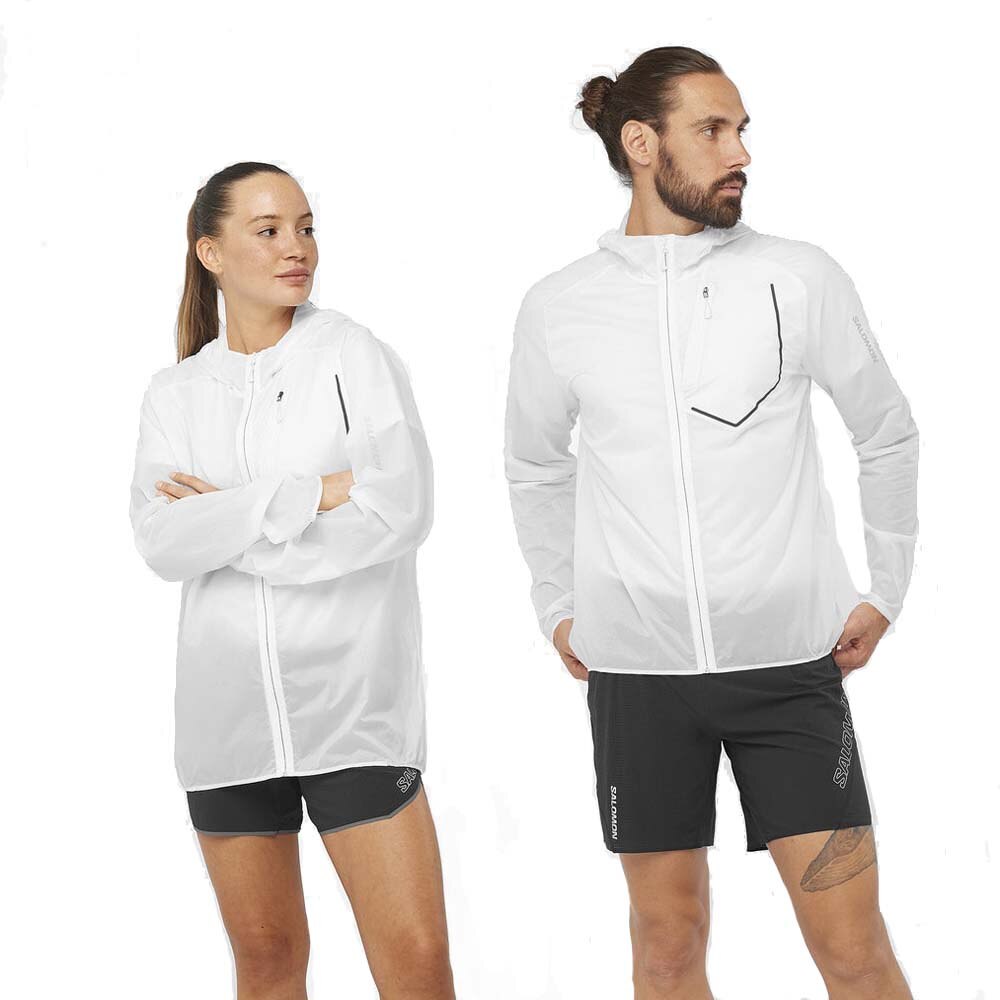 Salomon Bonatti Aero Hoodie Unisex Hvit