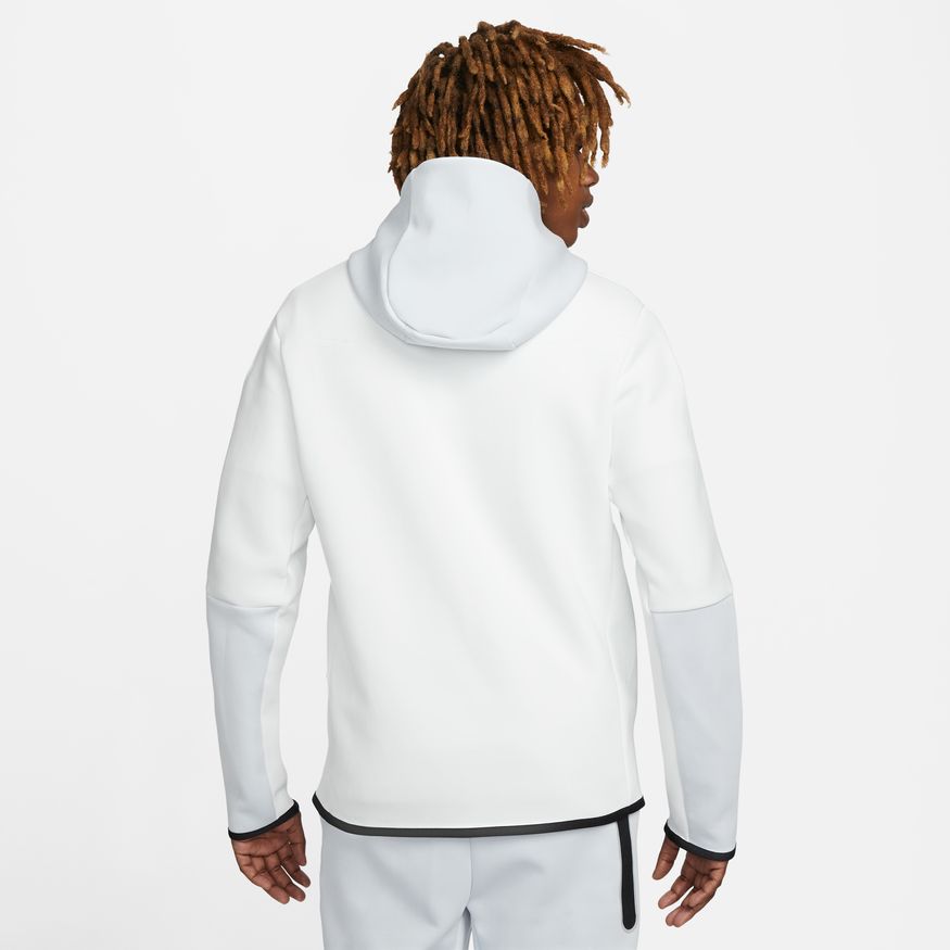 Nike Tech Fleece FullZip Hettegenser Hvit/Blå/Grå