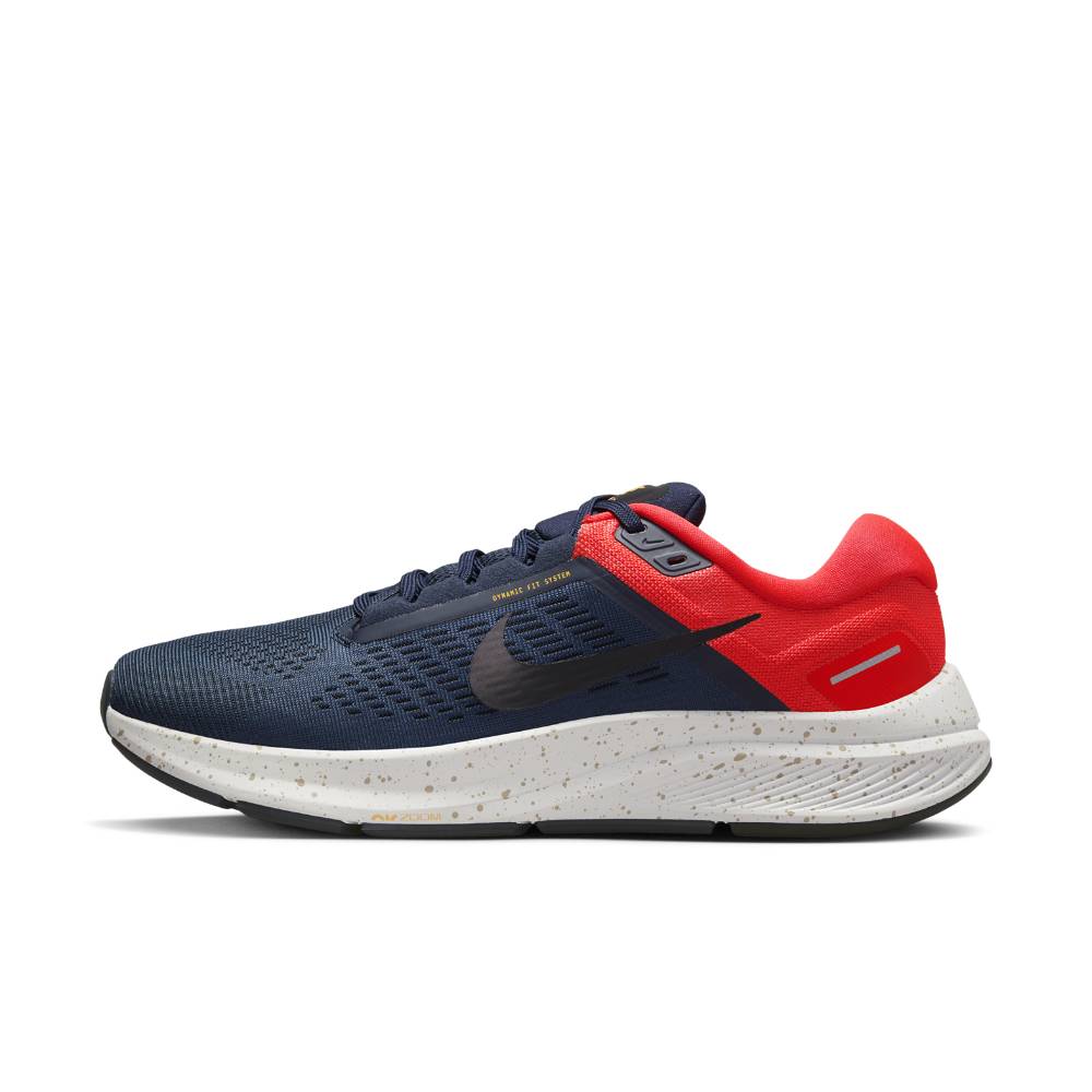 Nike Air Zoom Structure 24 Joggesko Herre Blå/Rød