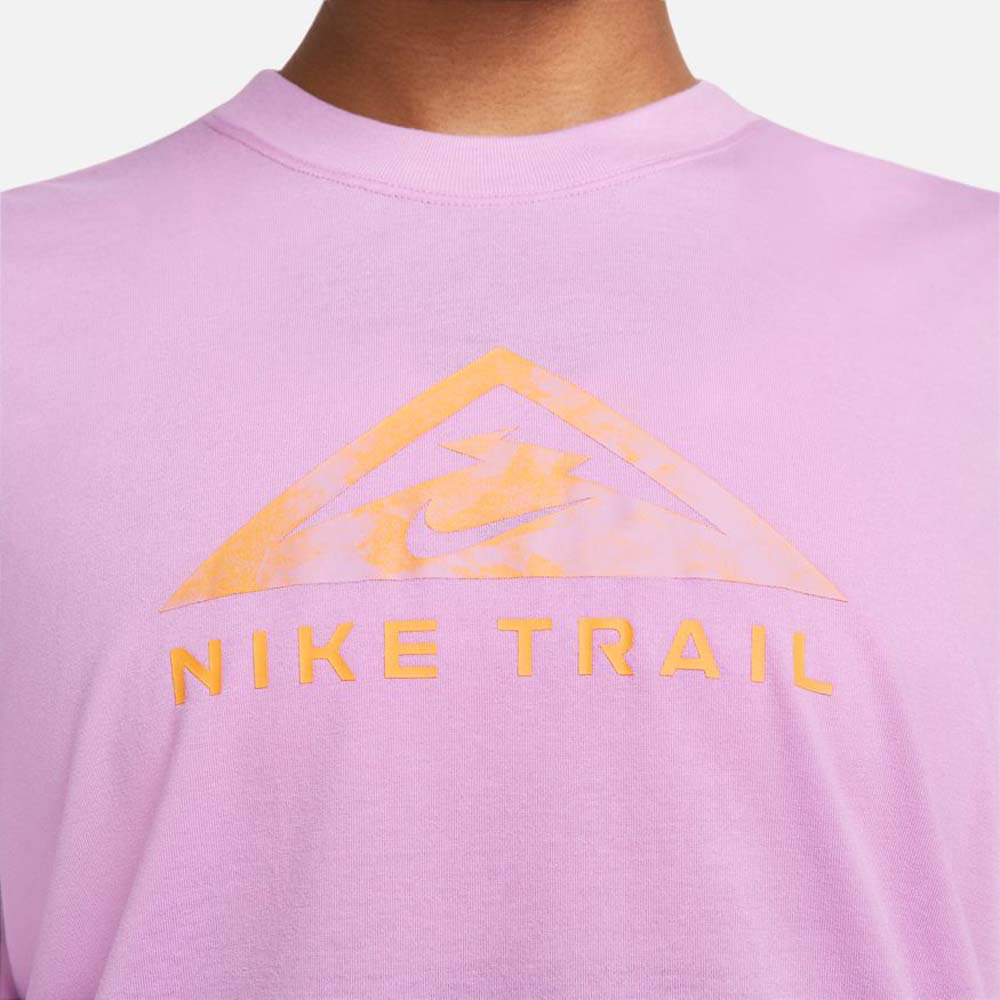 Nike Dri-Fit Trail Kortermet Trøye Dame Rosa/Oransje