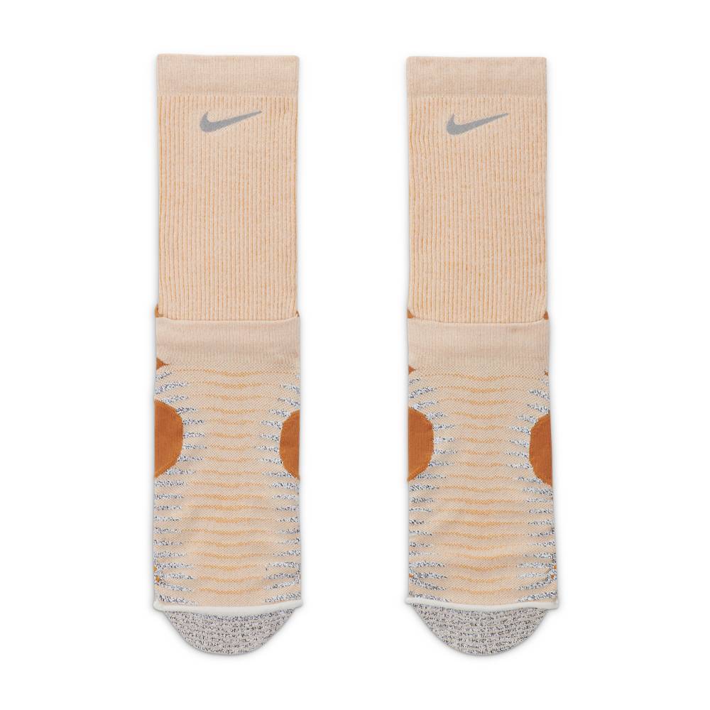 Nike Trail Running Crew Treningssokker Beige/Brun/Oransje