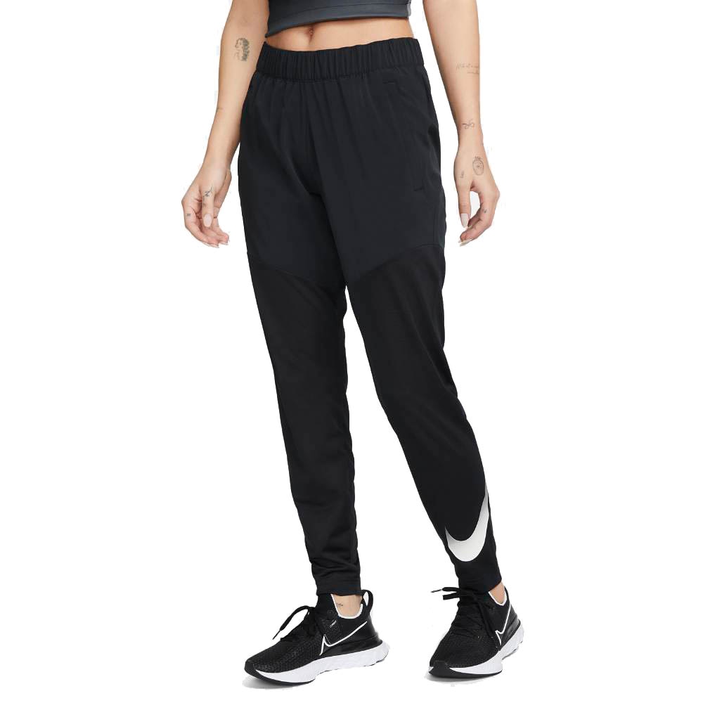 Nike Dri-Fit Swoosh Run Bukse Dame Sort