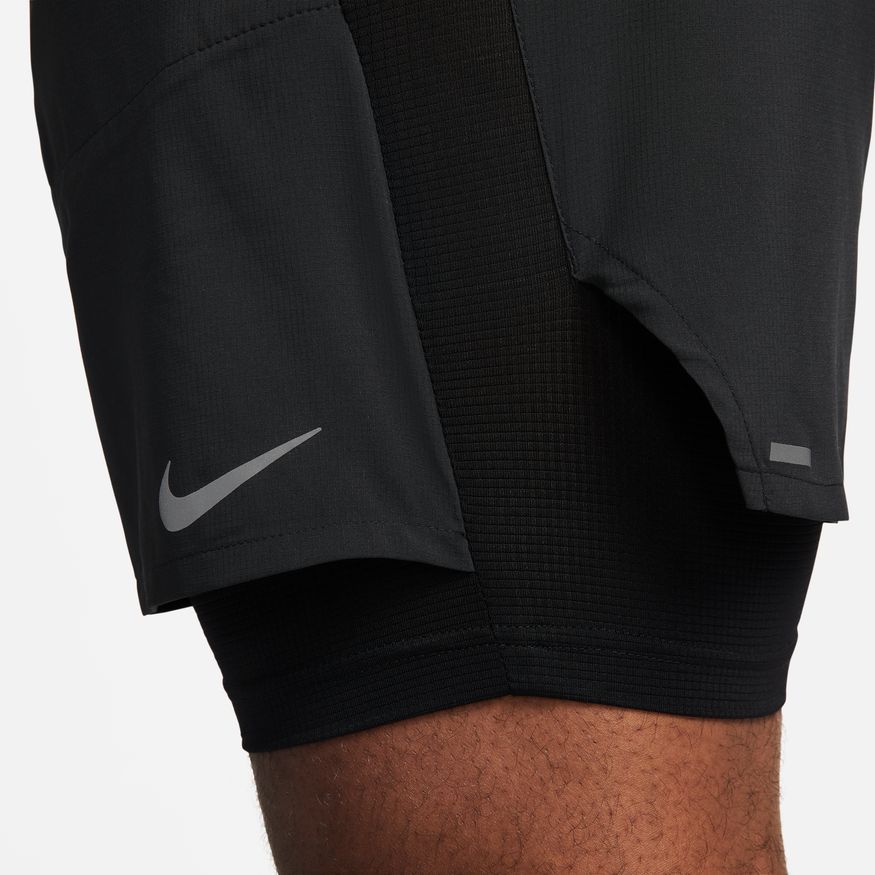 Nike Dri-Fit Stride 2-in-1 Løpeshorts Herre Sort