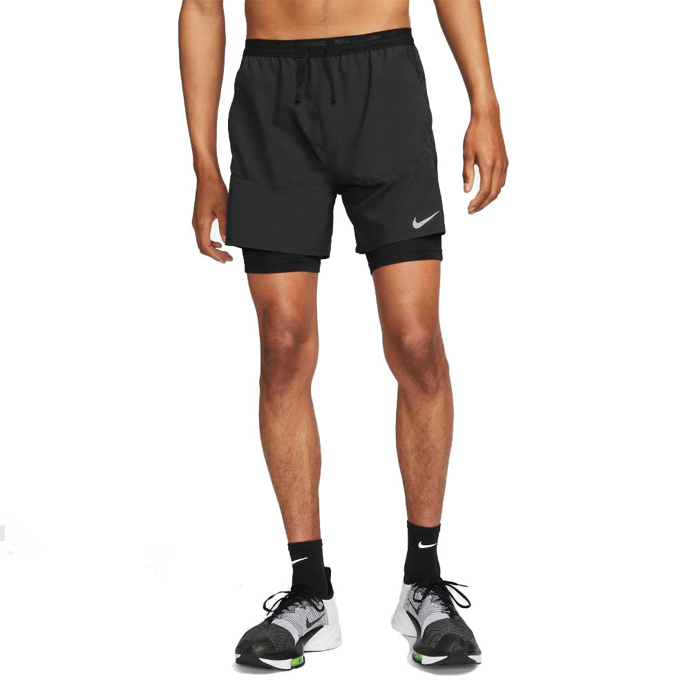 Nike Dri-Fit Stride 2-in-1 Løpeshorts Herre Sort