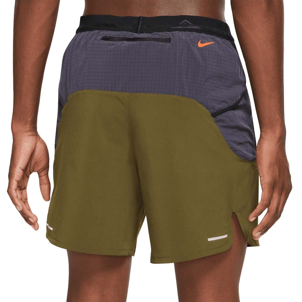 Nike Dri-Fit Trail Second Sunrise Løpeshorts Herre Grønn