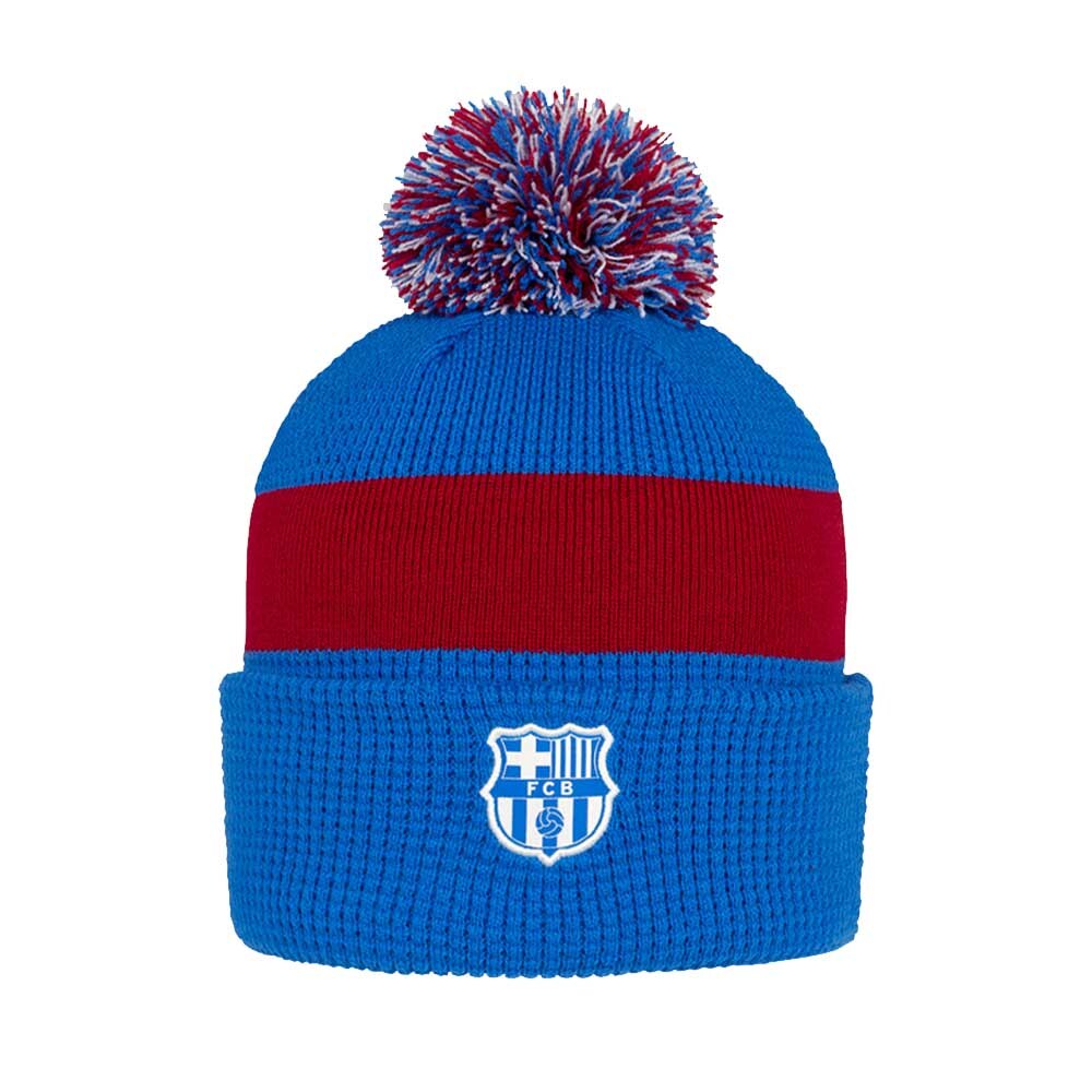 Nike FC Barcelona Beanie Pom Lue Blå/Rød