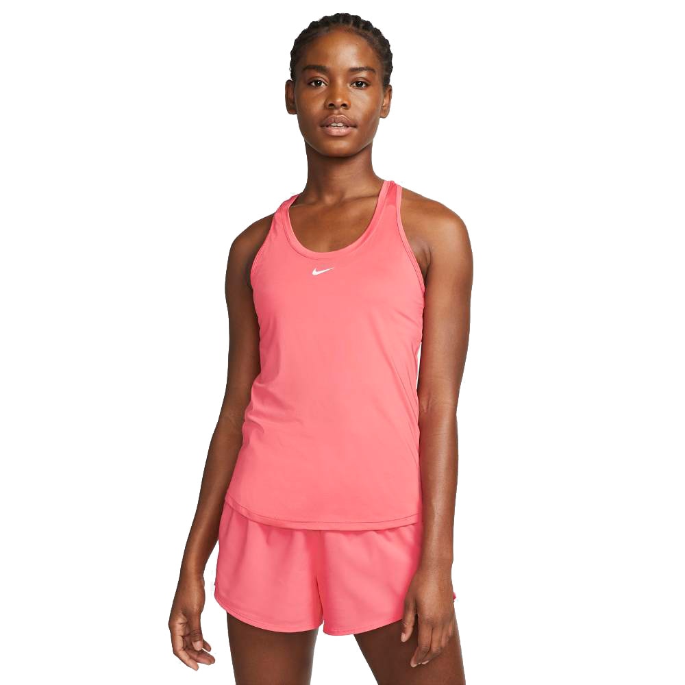 Nike NK One DF Slim Singlet Dame Rosa