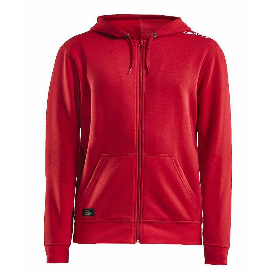 Craft Fredrikstad Bueskyttere Full-zip Hettegenser Rød