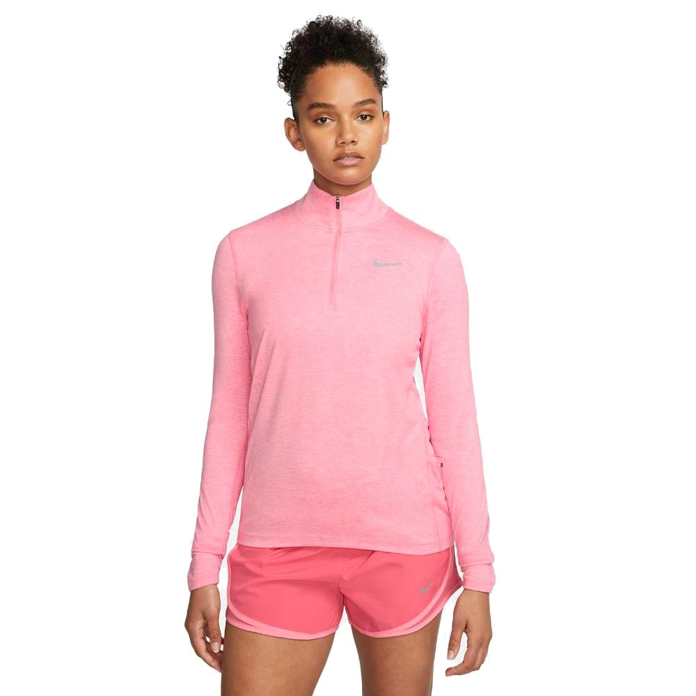 Nike Element Half-Zip Løpetrøye Dame Lys Rosa 