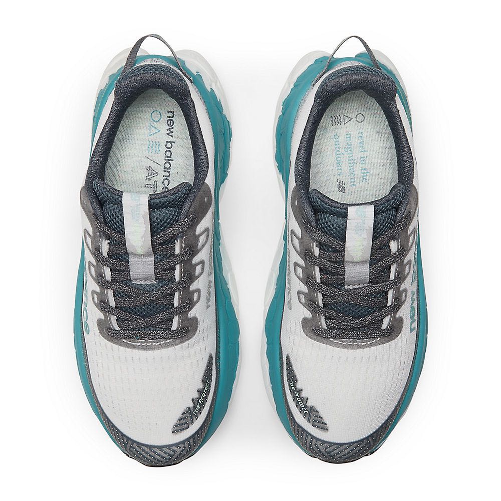 New Balance Fresh Foam X More Trail V3 Joggesko Dame Hvit/Blå