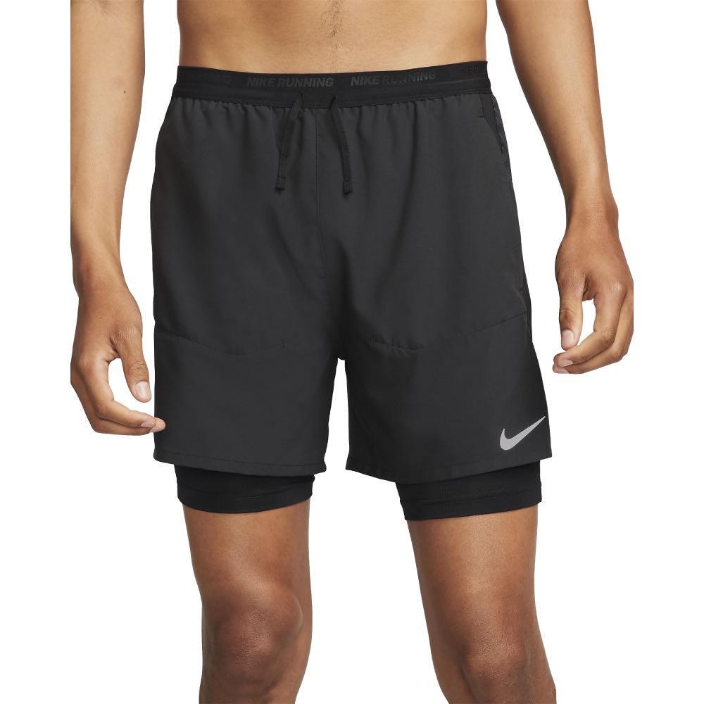 Nike Dri-Fit Stride 2-in-1 Løpeshorts Herre Sort