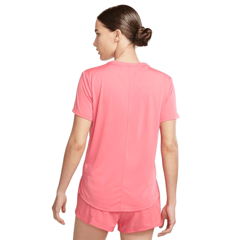 Nike Dri-FIt One Swoosh Kortermet Trøye Dame Rosa