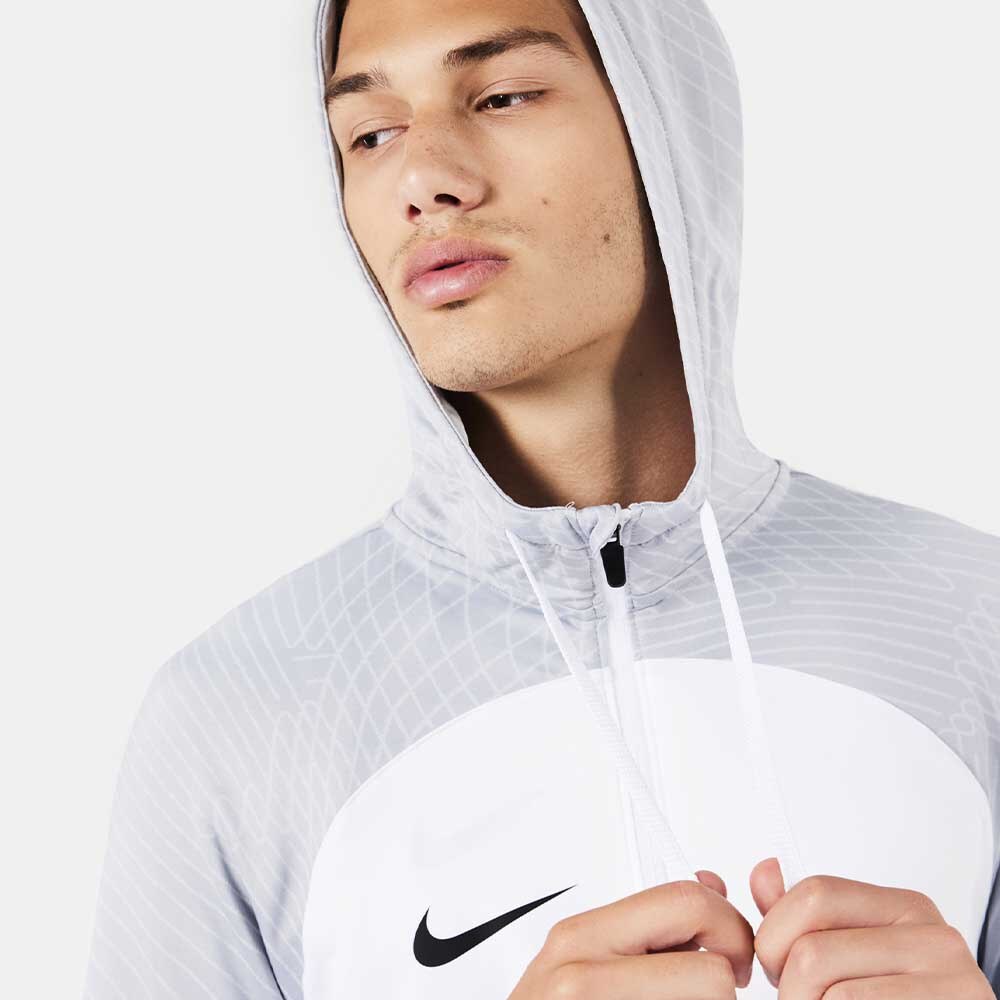 Nike Dri-FIT Strike Track Jakke Hvit/Grå