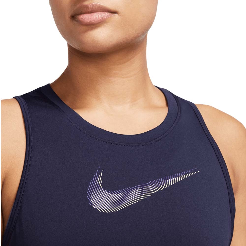 Nike Dri-Fit Swoosh Singlet Dame Lilla