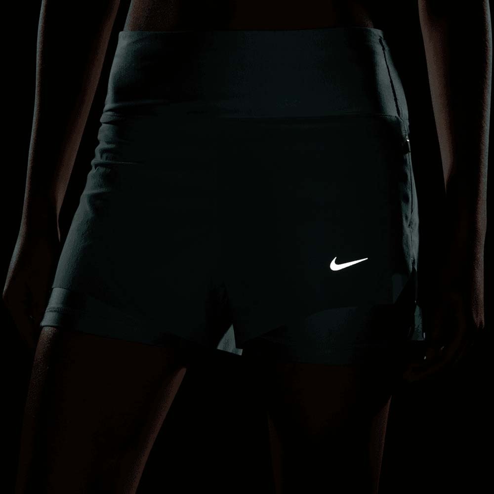 Nike Dri-Fit Swift 2-i-1 Løpeshorts Dame Turkis 