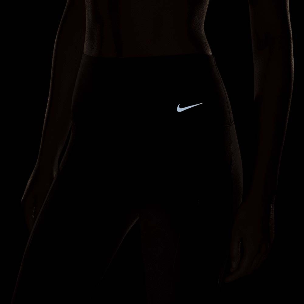 Nike Dri-Fit Go HighRise Løpetights Dame Sort