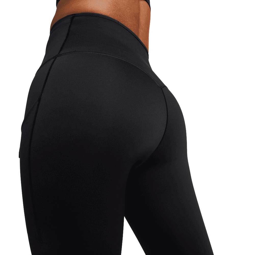 Nike Dri-Fit Go HighRise Løpetights Dame Sort