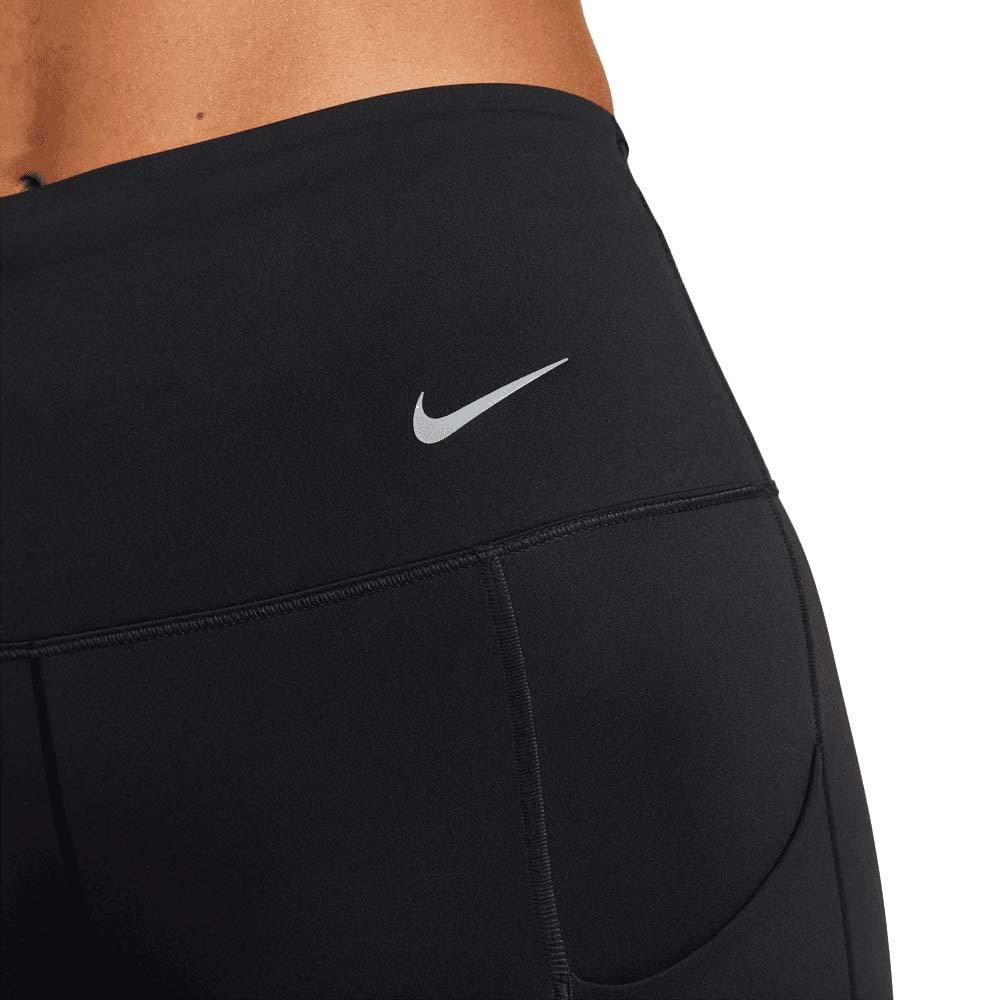 Nike Dri-Fit Go HighRise Løpetights Dame Sort