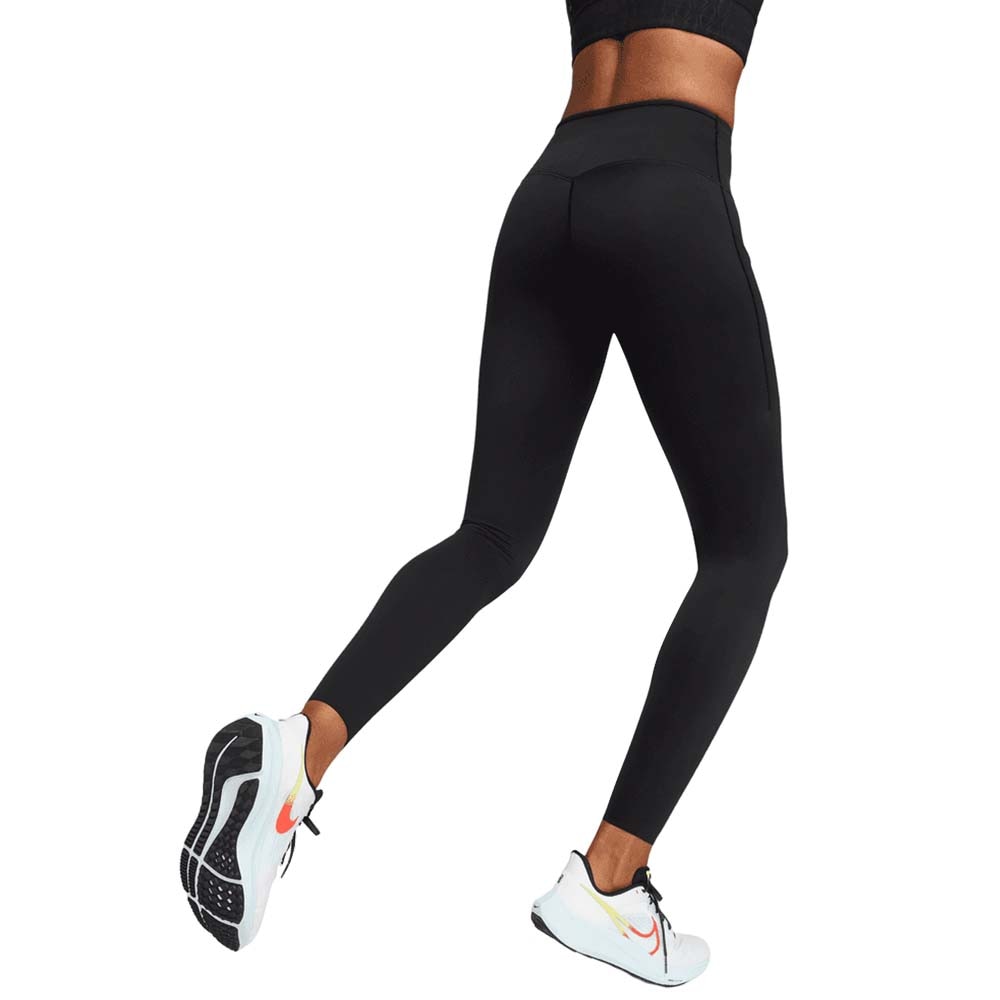 Nike Dri-Fit Go HighRise Løpetights Dame Sort