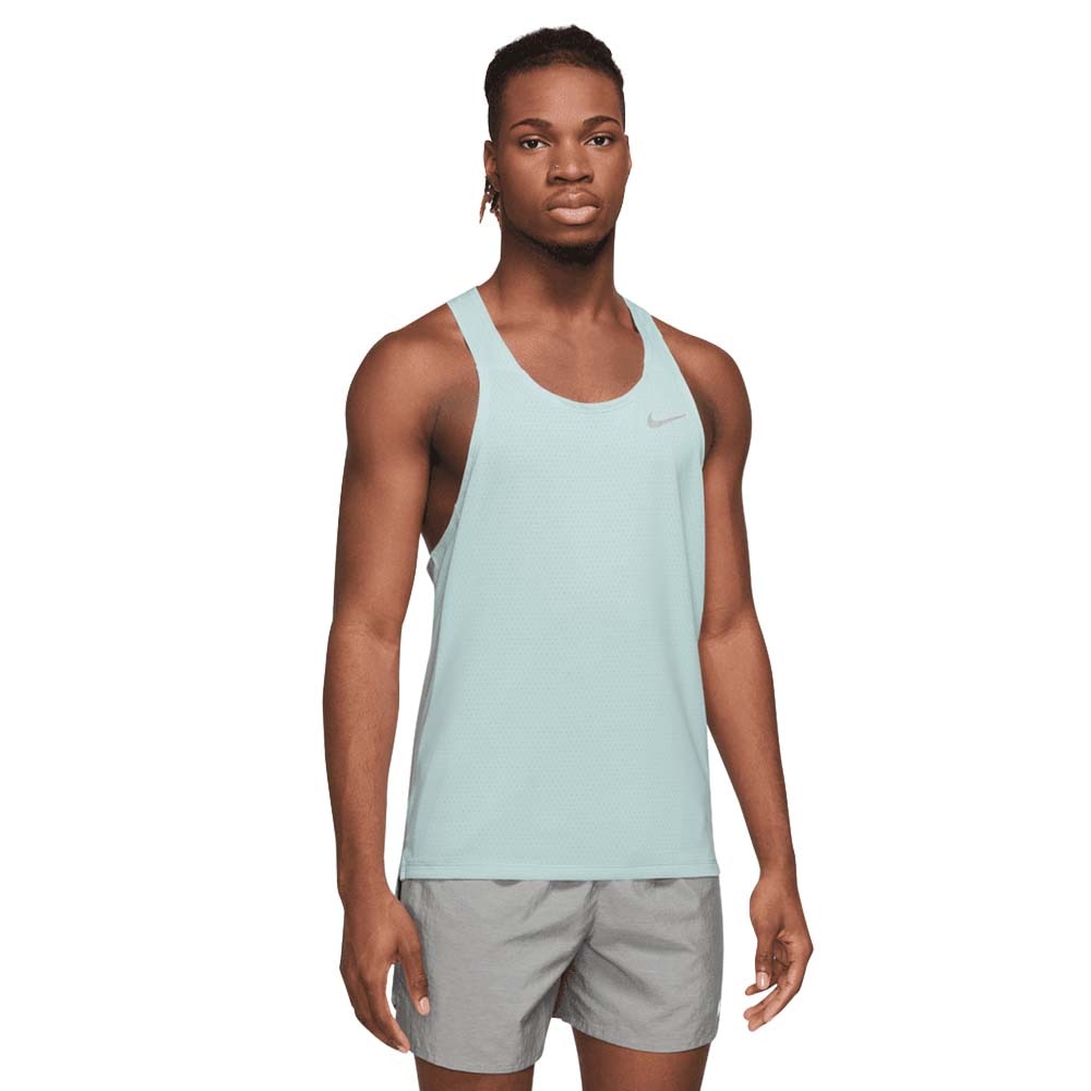 Nike Dri-Fit Fast Singlet Herre Lys Blå