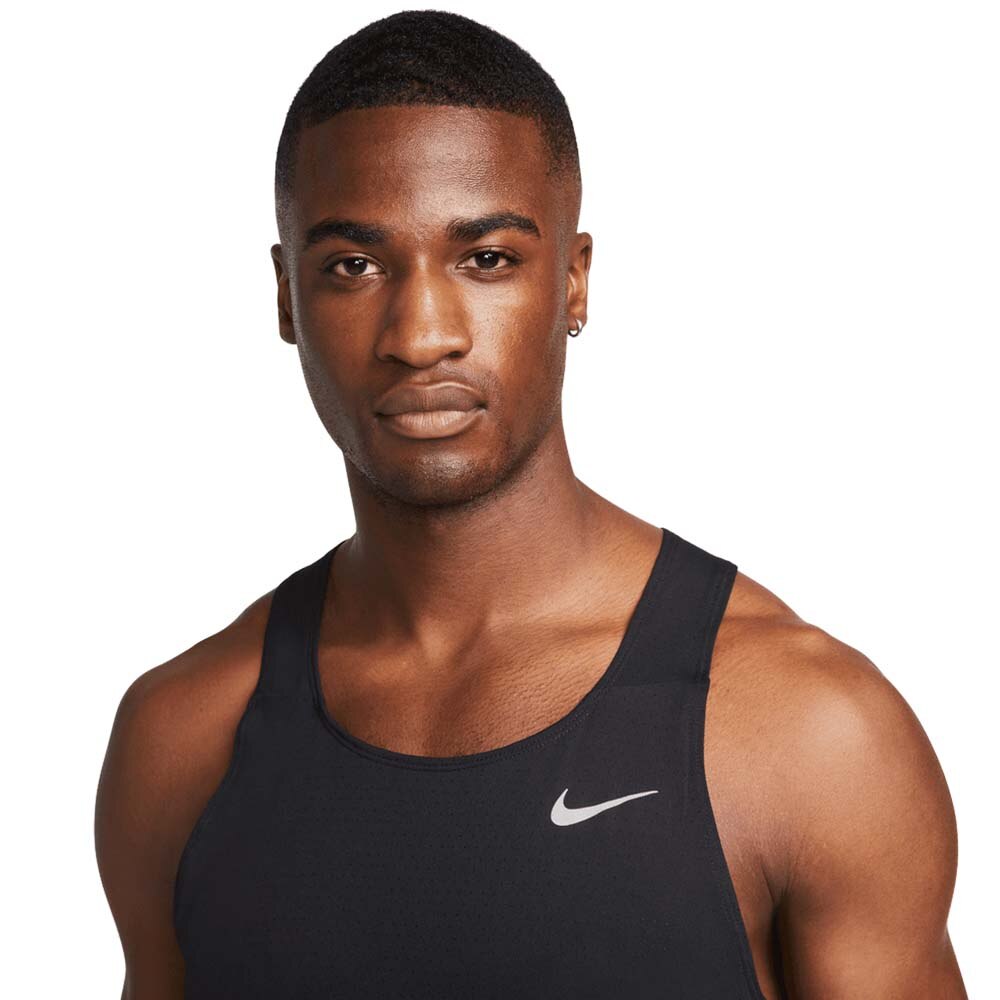 Nike Dri-Fit Fast Singlet Herre Sort