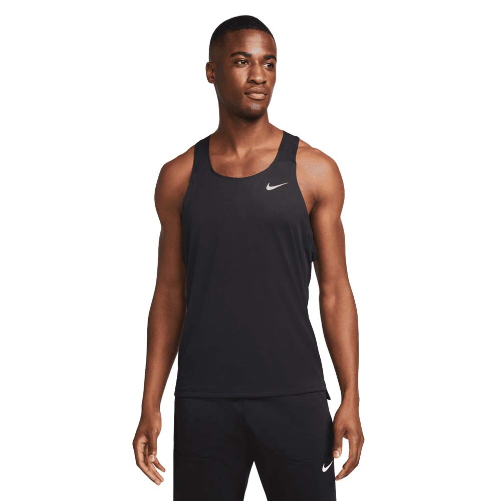 Nike Dri-Fit Fast Singlet Herre Sort