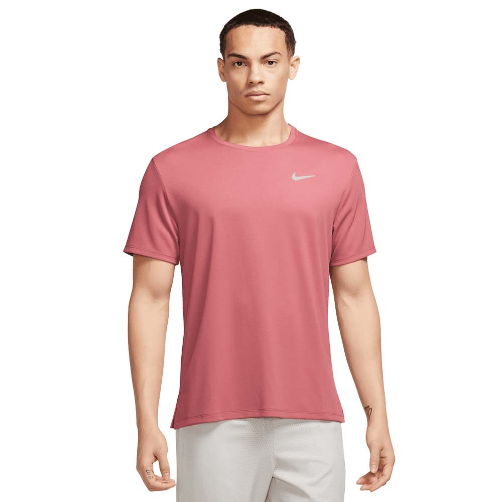 Nike Dri-Fit Miler Kortermet Trøye Herre Rosa