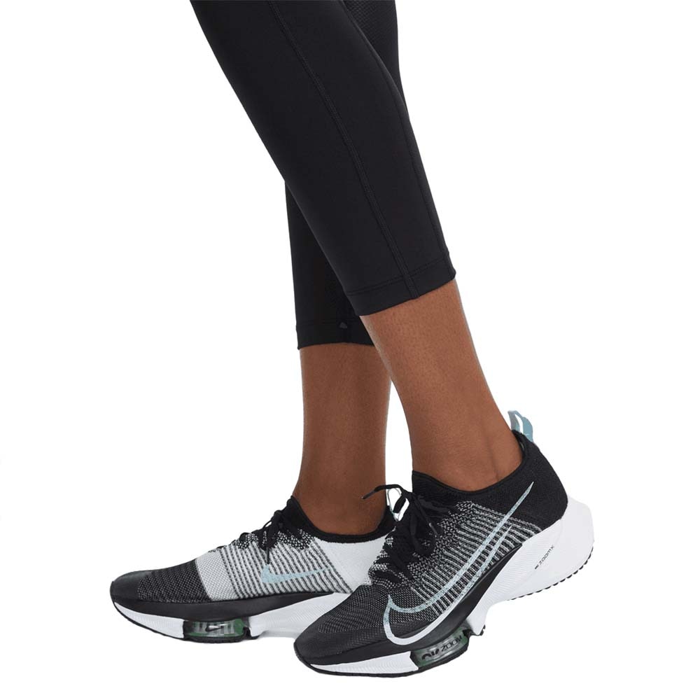 Nike Dri-Fit Fast Crop Tights Dame Sort