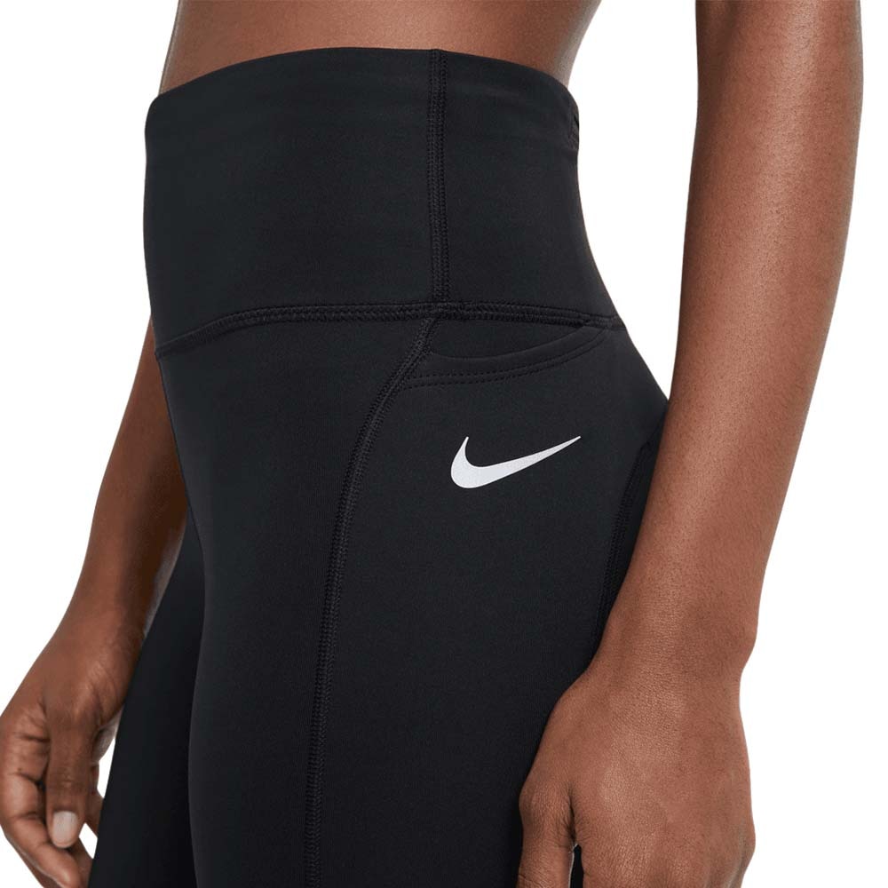 Nike Dri-Fit Fast Crop Tights Dame Sort