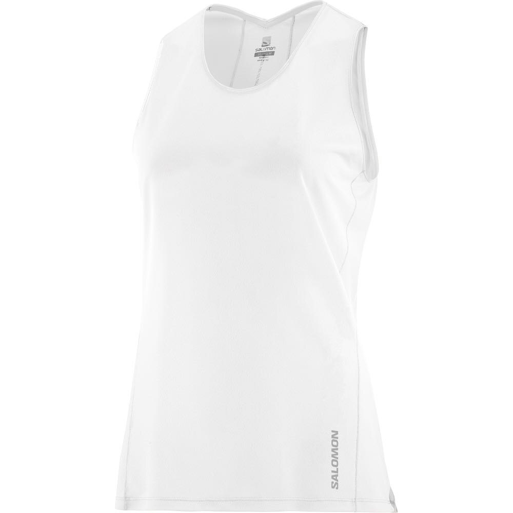 Salomon Sense Aero Singlet Dame Hvit