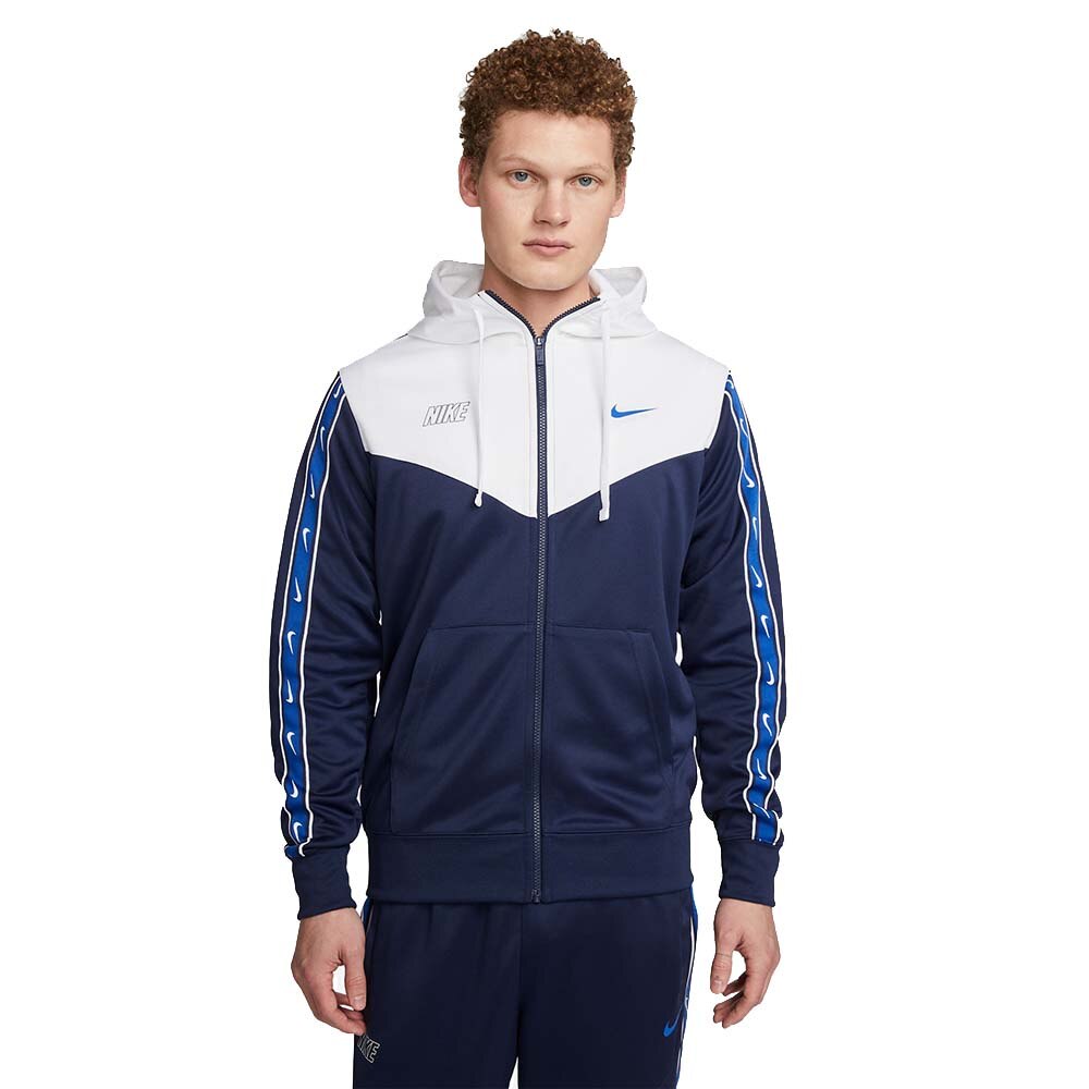 Nike Sportswear Repeat FullZip Hettegenser Blå